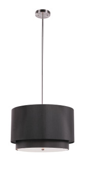 Schiffer Three Light Pendant in Brushed Nickel (110|PND-802 BK)