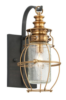 Little Harbor One Light Wall Lantern in Aged Brass (67|B3571)