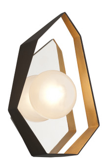Origami One Light Wall Sconce in Bronze With Gold Leaf (67|B5521)