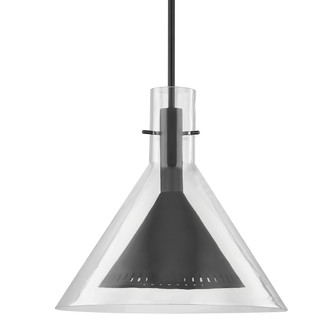 Atticus One Light Pendant in Satin Black (67|F7666-SBK)