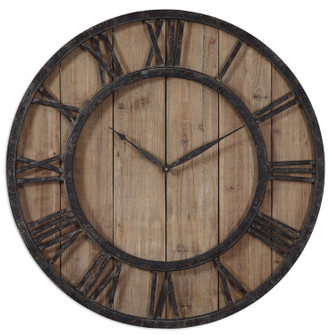 Powell Wall Clock in Rustic Dark Bronze (52|06344)