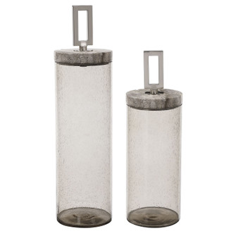Carmen Containers, S/2 in Brushed Nickel (52|17870)