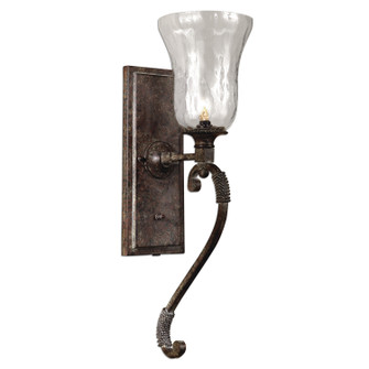 Galeana One Light Wall Sconce in Antique Saddle Brown (52|22418)