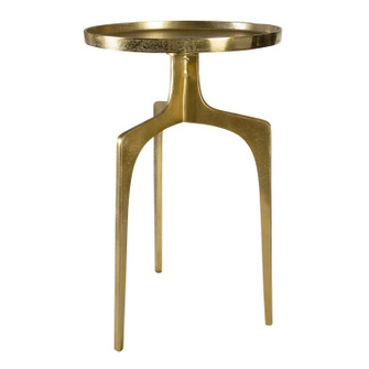 Kenna Accent Table in Textured Soft Gold (52|25053)