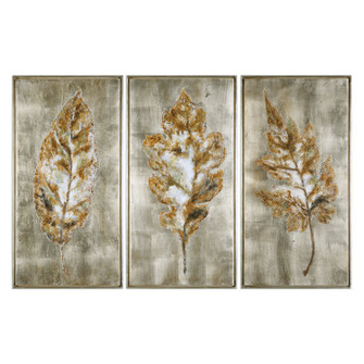 Champagne Leaves Wall Art in Burnished Champagne (52|35334)