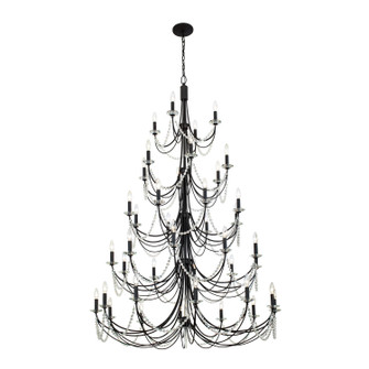 Brentwood 40 Light Chandelier in Carbon (137|350C40CB)