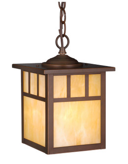 Mission One Light Outdoor Pendant in Burnished Bronze (63|OD37276BBZ)