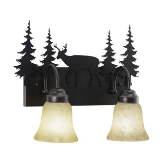 Bryce Two Light Vanity in Burnished Bronze (63|VL55402BBZ)