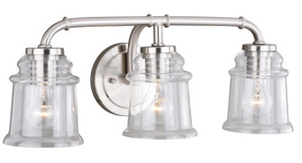 Toledo Three Light Vanity in Satin Nickel (63|W0241)