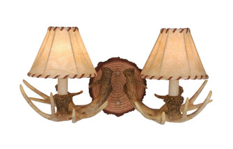 Lodge Two Light Wall Sconce in Noachian Stone (63|WL33042NS)