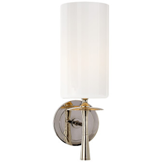 Drunmore One Light Wall Sconce in Polished Nickel (268|ARN 2018PN-WG) Drunmore One Light Wall Sconce in Polished Nickel (268|ARN 2018PN-WG)