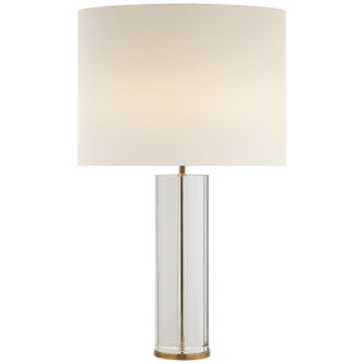 Lineham Two Light Table Lamp in Crystal with Brass (268|ARN 3024CG/HAB-L)