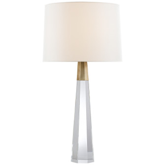 Olsen Two Light Table Lamp in Crystal with Brass (268|ARN 3026CG/HAB-L)