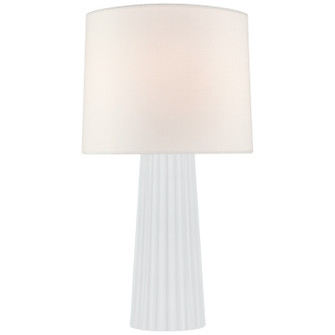 Danube One Light Table Lamp in White Glass (268|BBL 3120WG-L)