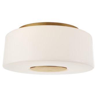 Acme Three Light Flush Mount in Soft Brass (268|BBL 4106SB-WG)