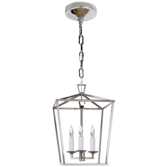 Darlana Three Light Lantern in Polished Nickel (268|CHC 2175PN)