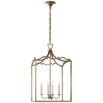 Darlana Fancy Four Light Lantern in Gilded Iron (268|CHC 2181GI)