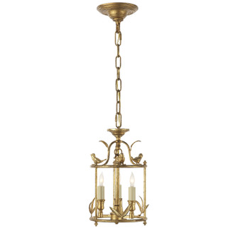 Diego Three Light Lantern in Gilded Iron (268|CHC 3109GI)
