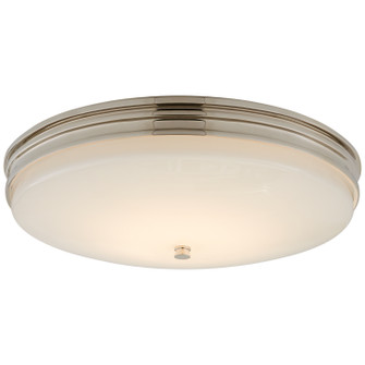 Launceton LED Flush Mount in Polished Nickel (268|CHC 4603PN-WG)