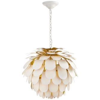 Cynara One Light Chandelier in Plaster White (268|CHC 5157WHT/G)