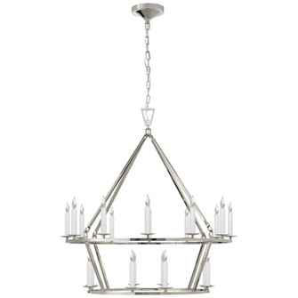 Darlana Ring 20 Light Chandelier in Polished Nickel (268|CHC 5178PN)