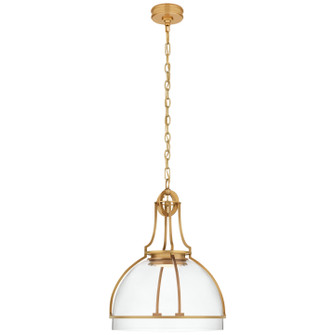 Gracie LED Pendant in Antique-Burnished Brass (268|CHC 5482AB-CG)