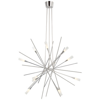 Stellar LED Chandelier in Polished Nickel (268|CHC 5600PN)
