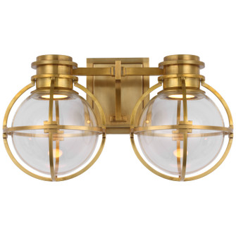 Gracie LED Wall Sconce in Antique-Burnished Brass (268|CHD 2482AB-CG)