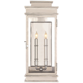 Linear Lantern Two Light Wall Sconce in Polished Nickel (268|CHD 2910PN)
