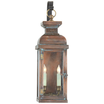 Suffork Two Light Wall Lantern in Natural Copper (268|CHO 2064NC)