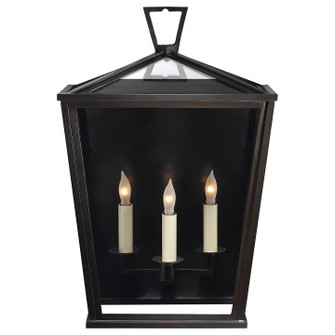 Darlana Outdoor Three Light Wall Lantern in Bronze (268|CHO 2084BZ)