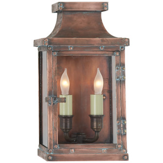 Bedford Two Light Wall Lantern in Natural Copper (268|CHO 2150NC)