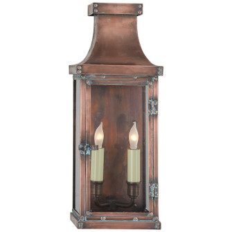 Bedford Two Light Wall Lantern in Natural Copper (268|CHO 2152NC)