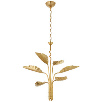 Dumaine Six Light Chandelier in Antique-Burnished Brass (268|JN 5517AB)