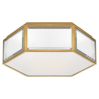 Bradford Two Light Flush Mount in Mirror and Soft Brass (268|KS 4120MIR/SB-FG) Bradford Two Light Flush Mount in Mirror and Soft Brass (268|KS 4120MIR/SB-FG)