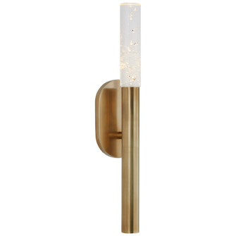Rousseau LED Bath Sconce in Antique-Burnished Brass (268|KW 2280AB-SG) Rousseau LED Bath Sconce in Antique-Burnished Brass (268|KW 2280AB-SG)
