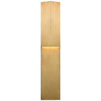Rega LED Outdoor Wall Sconce in Antique-Burnished Brass (268|KW 2782AB)