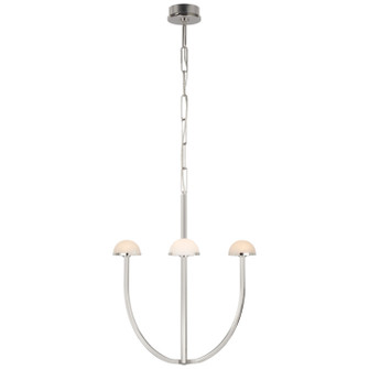 Pedra LED Chandelier in Polished Nickel (268|KW 5620PN-ALB)