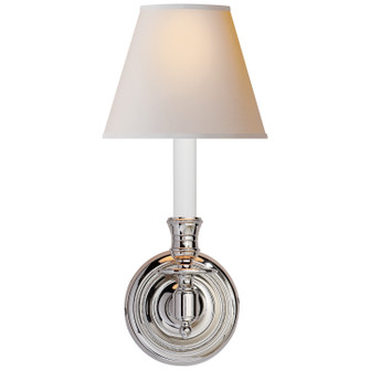 French Library2 One Light Wall Sconce in Polished Nickel (268|S 2110PN-NP)