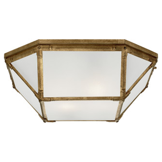 Morris Four Light Flush Mount in Gilded Iron (268|SK 4009GI-FG)