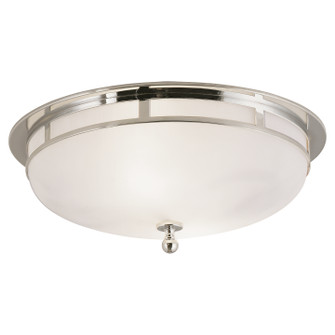 Openwork Two Light Flush Mount in Polished Nickel (268|SS 4011PN-FG)