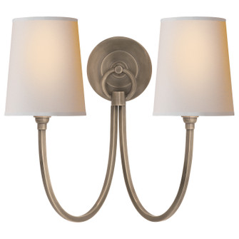 Reed Two Light Wall Sconce in Antique Nickel (268|TOB 2126AN-NP)