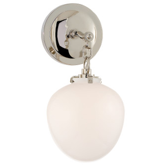Katie Acorn One Light Wall Sconce in Polished Nickel (268|TOB 2225PN/G2-WG)