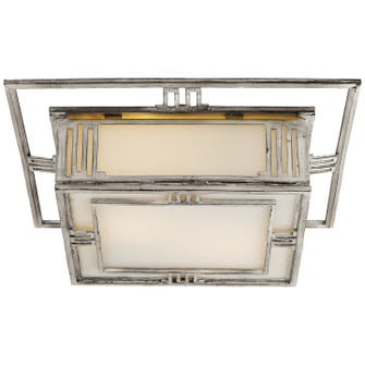 Enrique Two Light Flush Mount in Burnished Silver Leaf (268|TOB 4220BSL)