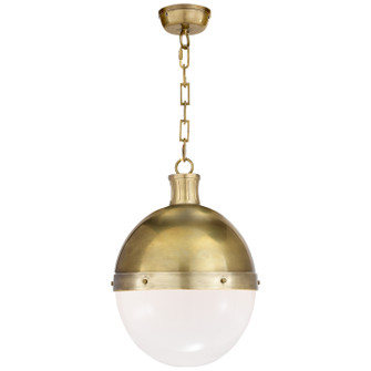 Hicks Two Light Pendant in Hand-Rubbed Antique Brass (268|TOB 5063HAB-WG)