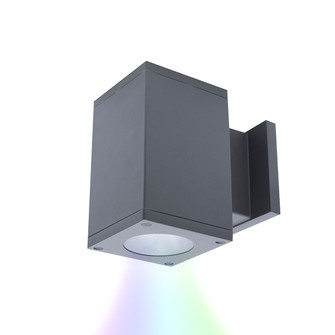 Cube Arch LED Wall Light in Graphite (34|DC-WS05-FB-CC-GH)