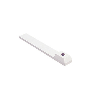 J Track 2-Circuit Wire Way Cover in White (34|J2-WCOV-WT)