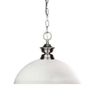 Shark One Light Pendant in Brushed Nickel (224|100701BN-DMO14)