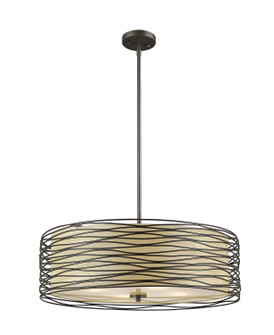 Zinnia Four Light Pendant in Bronze (224|2009-24BRZ)