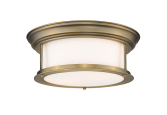 Sonna Two Light Flush Mount in Heritage Brass (224|2011F13-HBR)